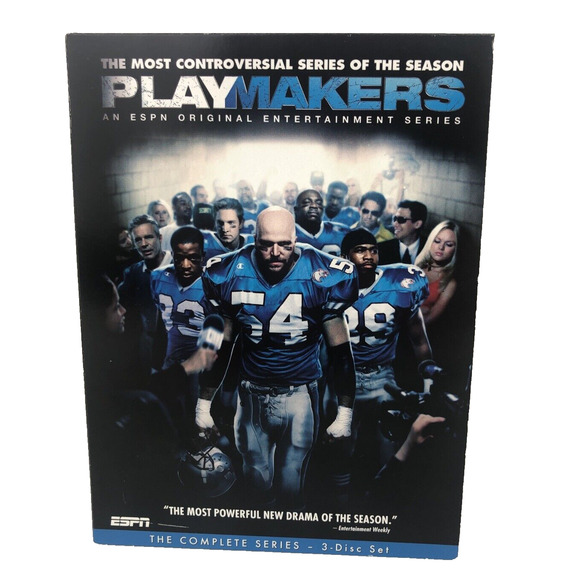 ESPN Playmakers The Complete Series 3 Disc DVD Set Football TV Show - Picture 1 of 10